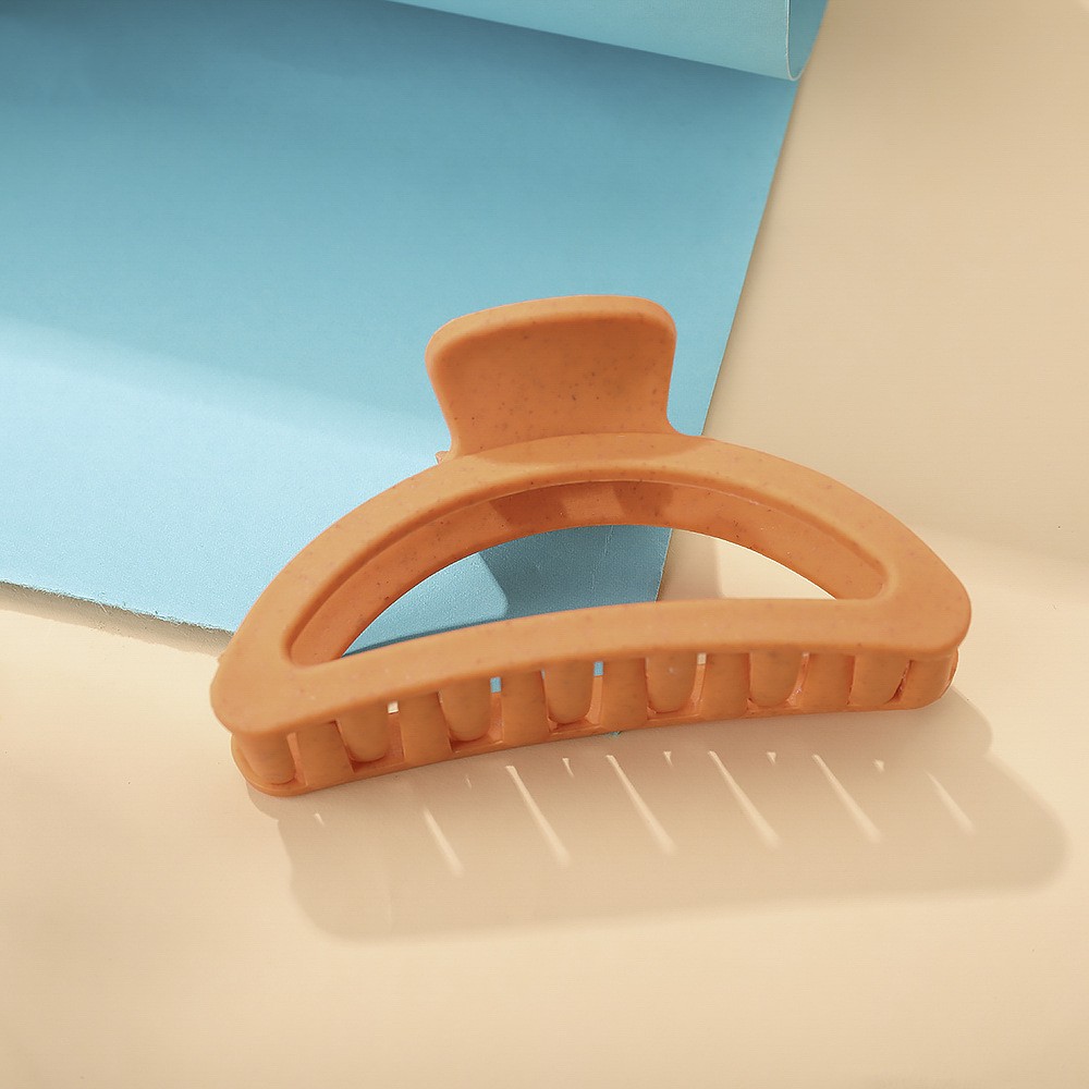 Hollow Sweet Hair Grab Square Clip Orange - Shop at LoveMi