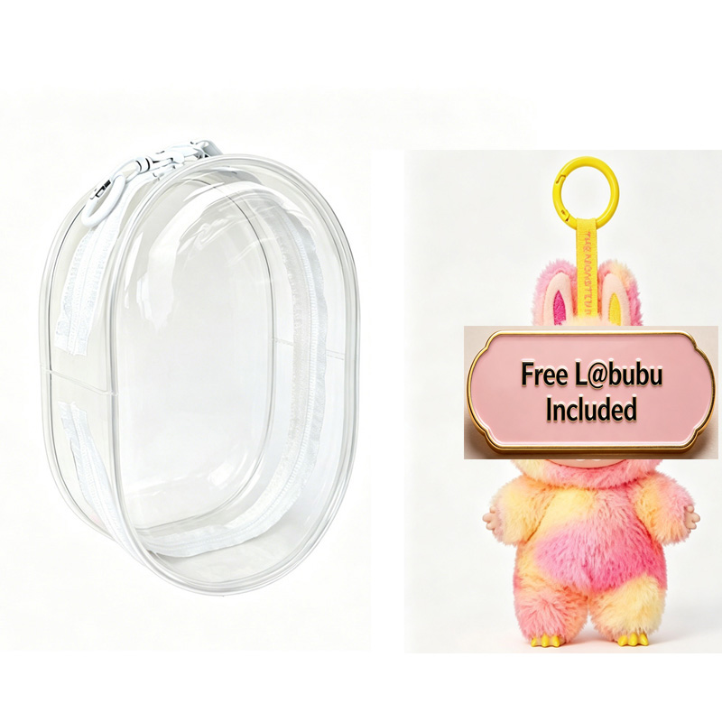 Doll Backpack,Mini Storage Case,PVC Dustproof Small Doll Bag For Mini Dolls Figures,labubu Doll Bag 3