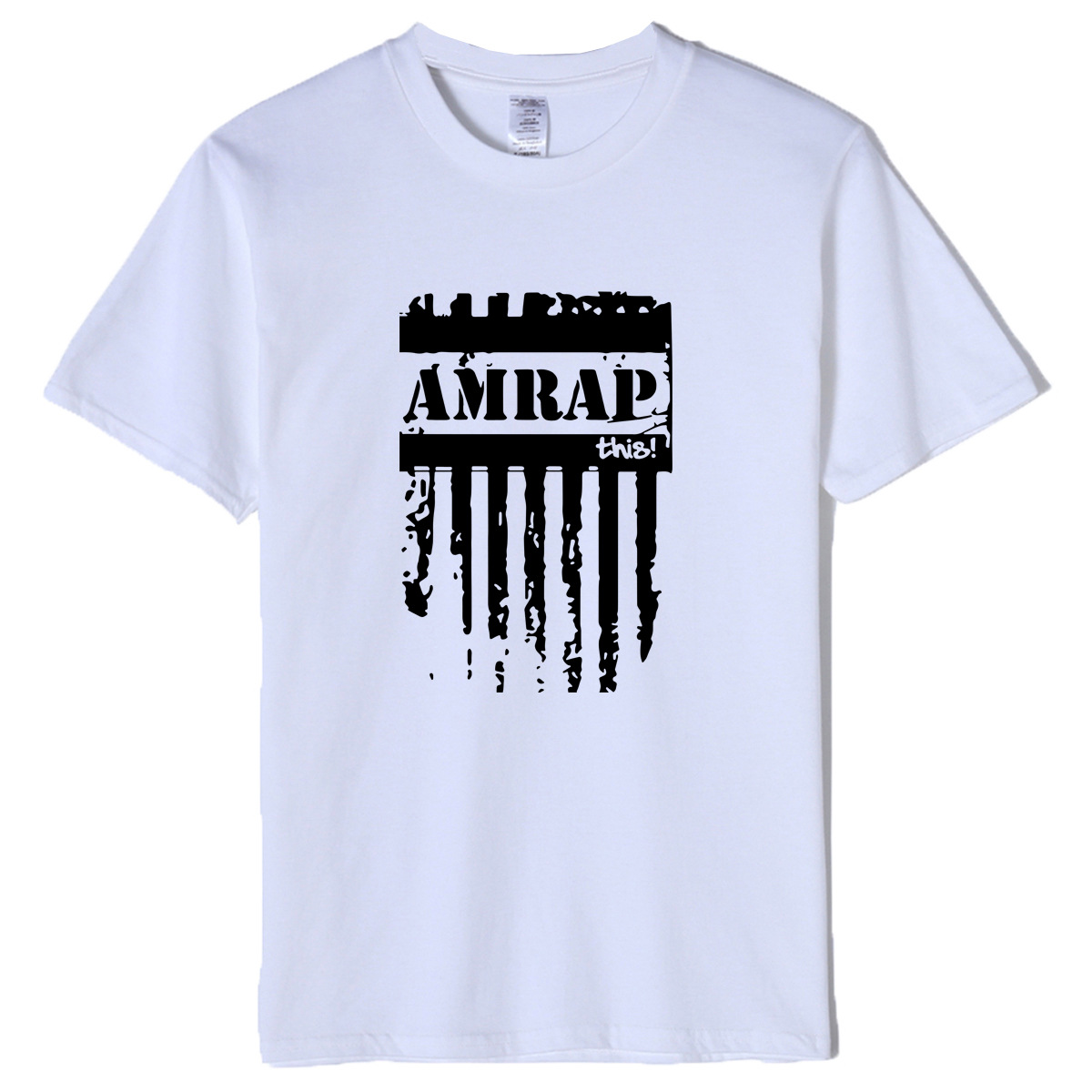 Title 5, T-shirt de sport pour homme à col rond AMRAP St...