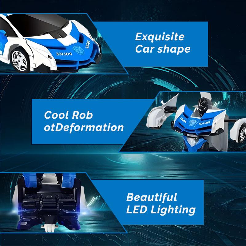 Multifunctional Transforming Vehicle Toy  Racing And Robot Modes  Perfect Gift For Kids image 25