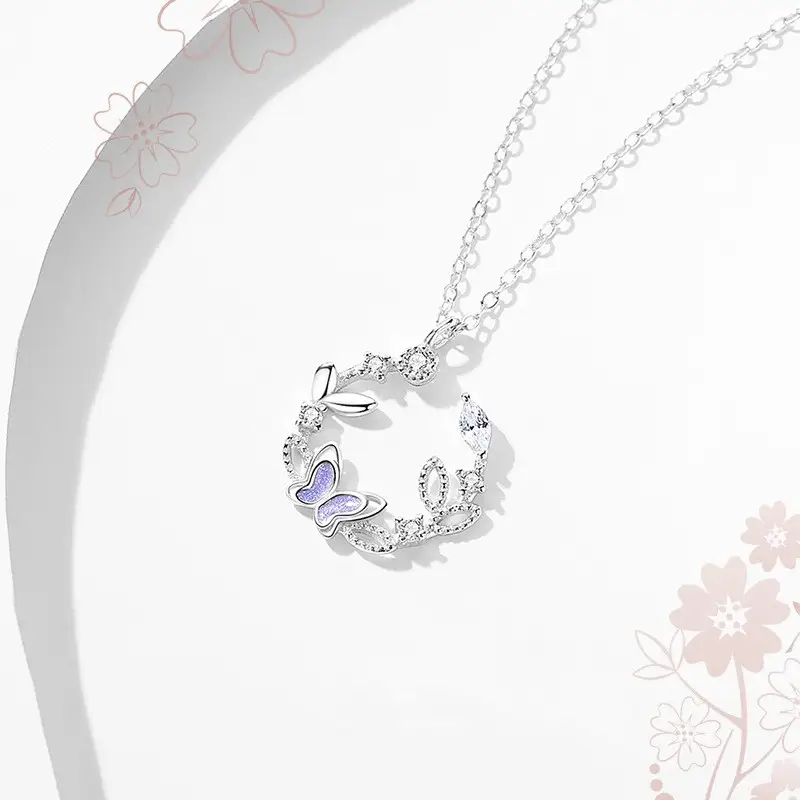 Original Design Butterfly Necklace Female