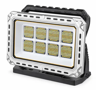 Rechargeable Battery Display Type C LED Work Light For W8141 2 4000LM Flood Adjustable Stand