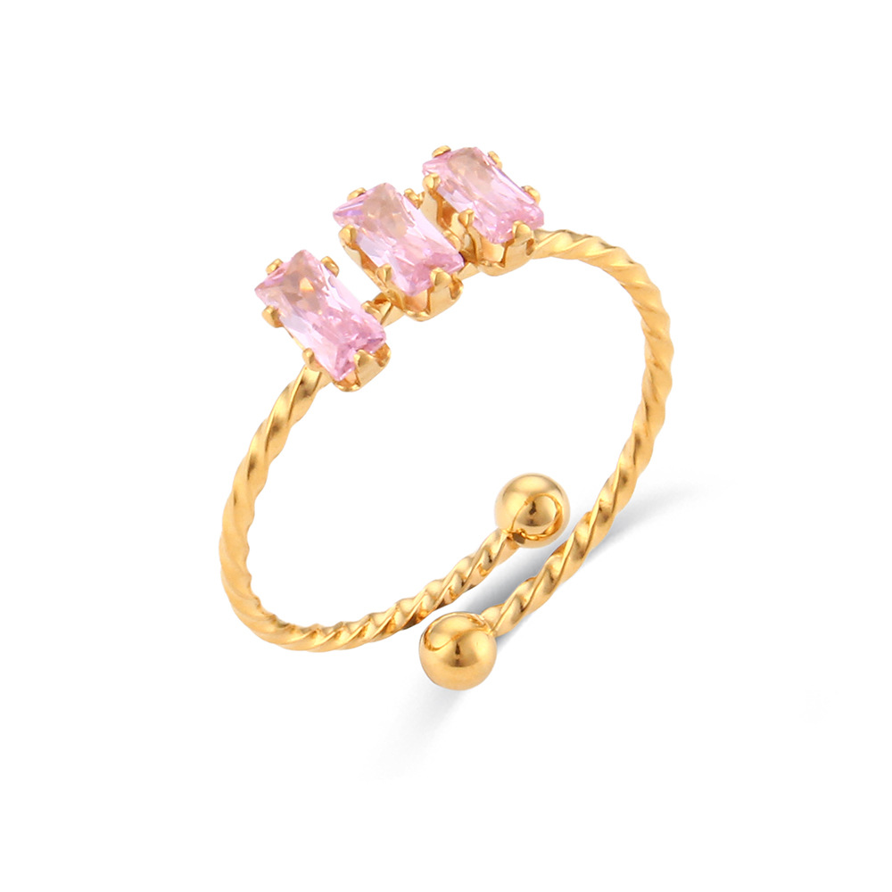 Women's Fashion Simple Zircon Ring