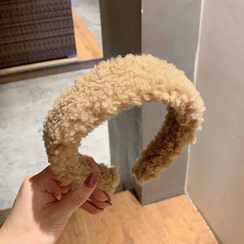 Women's Candy Color Wide Brim Headband Khaki - Shop at LoveMi