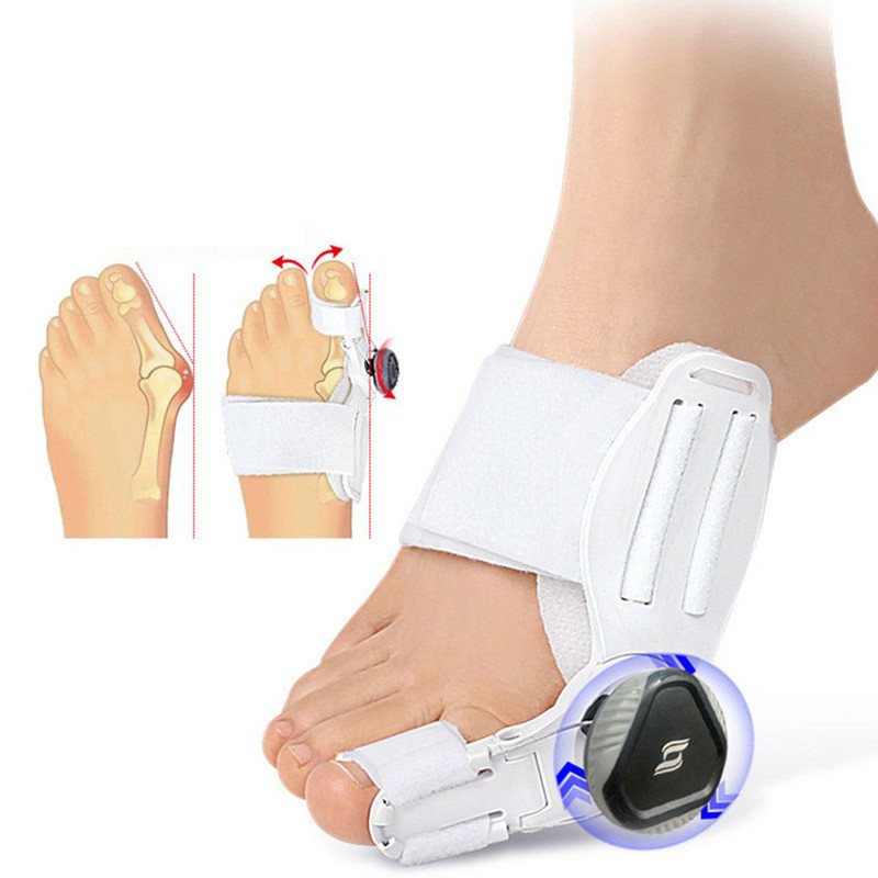 Verstelbare hallux-valguscorrector – wit