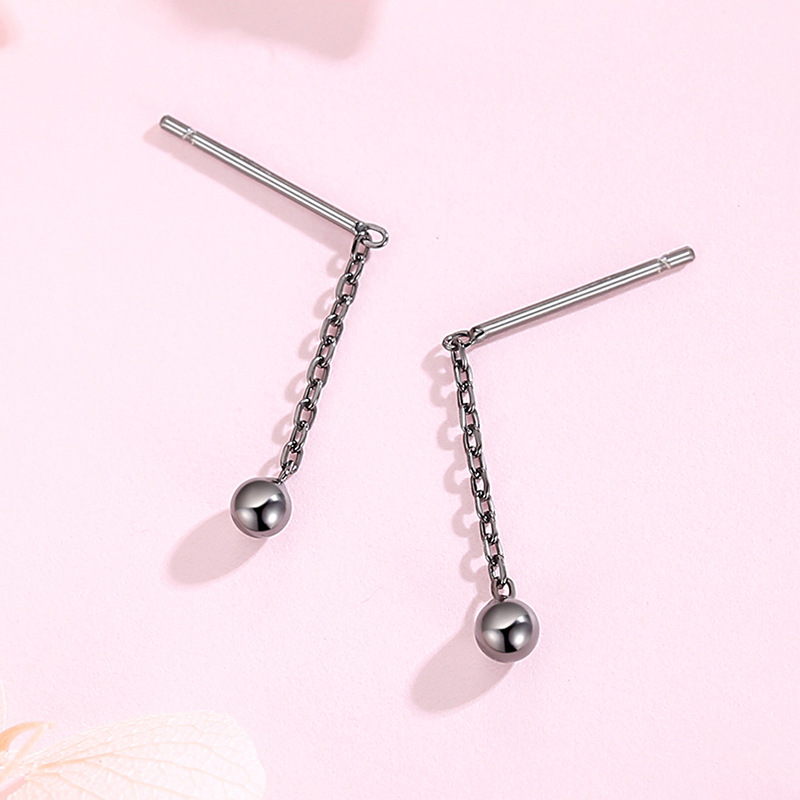 Tassel Small Earlobe Beads Fashion Earrings