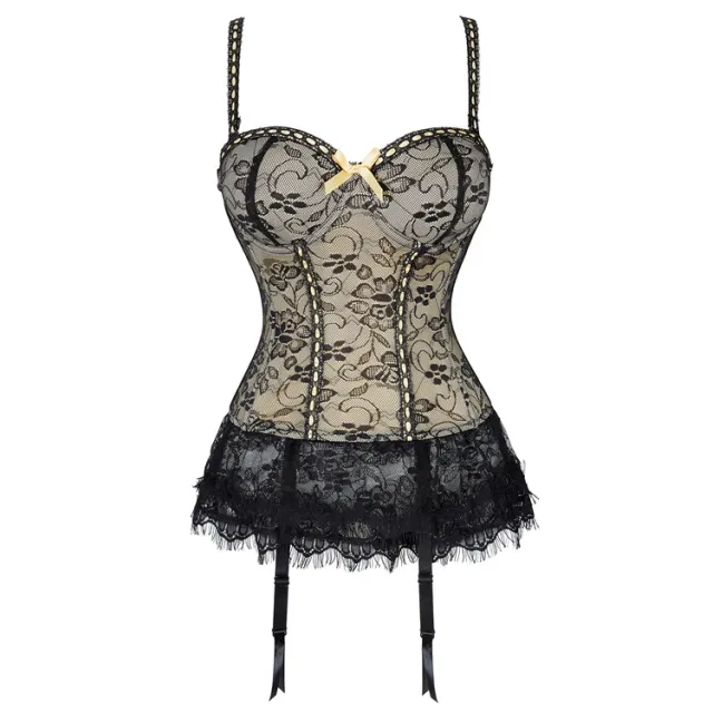 Breathable Shapewear Shoulder Straps Garter Apricot - Shop at LoveMi