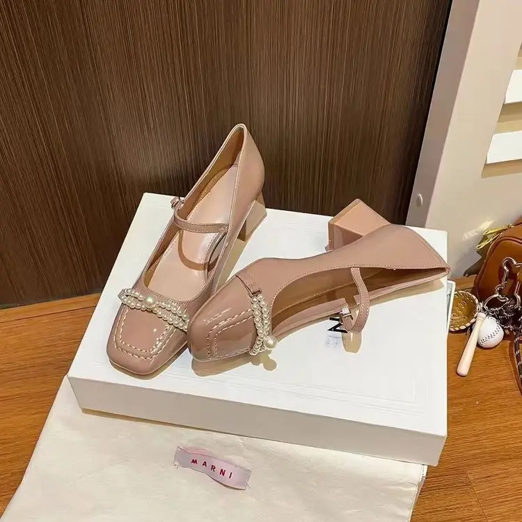 Women French Elegant Mary Jane Pumps 2026