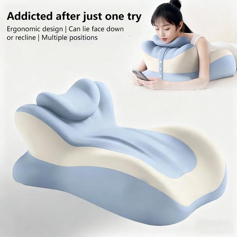 Memory Foam Prone Sleeping Pillow For Relieving Neck Pain And Promoting Deep Sleep. Self-pickup Only.