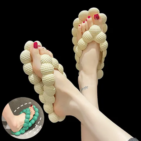 Bubble Slippers Summer Flip-flops Women Indoor Outdoor Flat Sandals