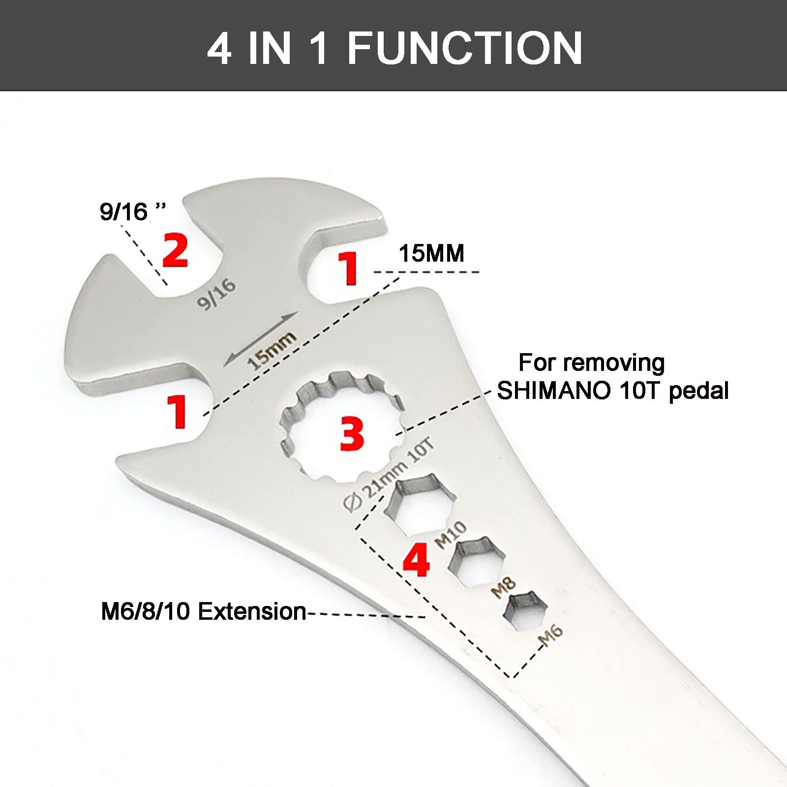 Bicycle Pedal Wrench