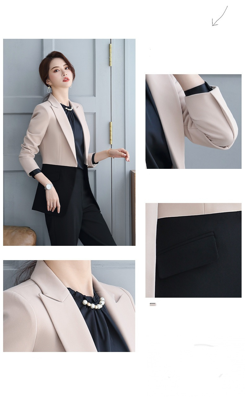 Women's Autumn And Winter Wrong Color Suits