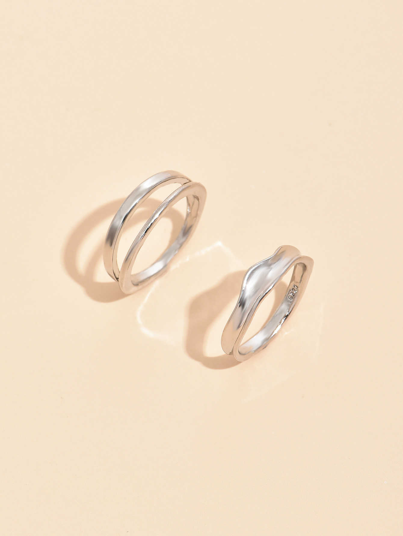 Fashion Simple Style Sweet Ring Set