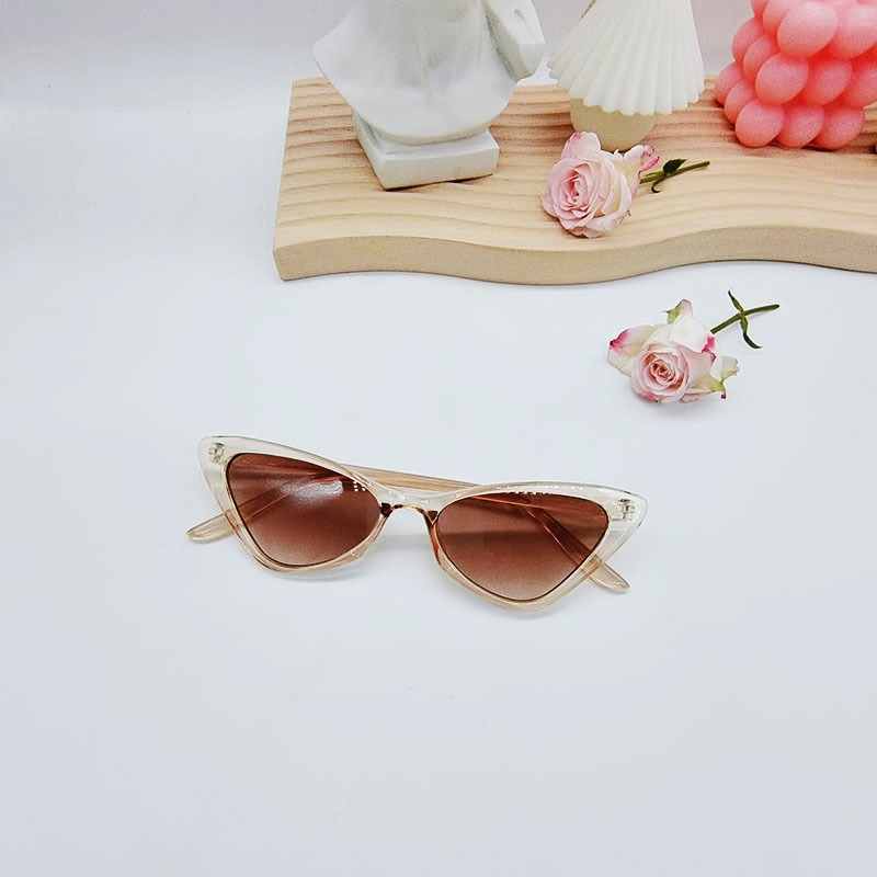 Candy Cat Eye Small Frame Vintage Sunglasses - Image 8