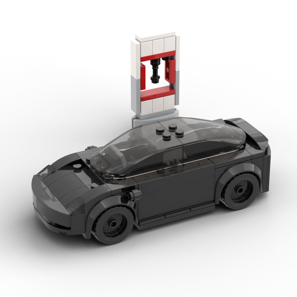 185PCS DIY Black City Car Toy Building Set,Building Bricks Building Blocks,DIY Vehicles For Kids And Adults