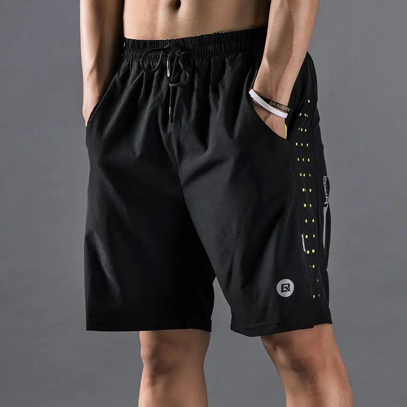 Gym Shorts with Inner Lining for Men's Fitness Running