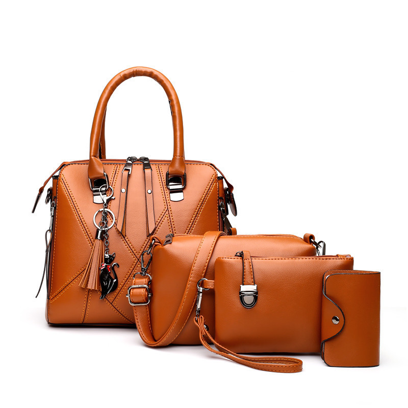 Title 3, Four-piece Female Bag With Tassel Portable Pict...