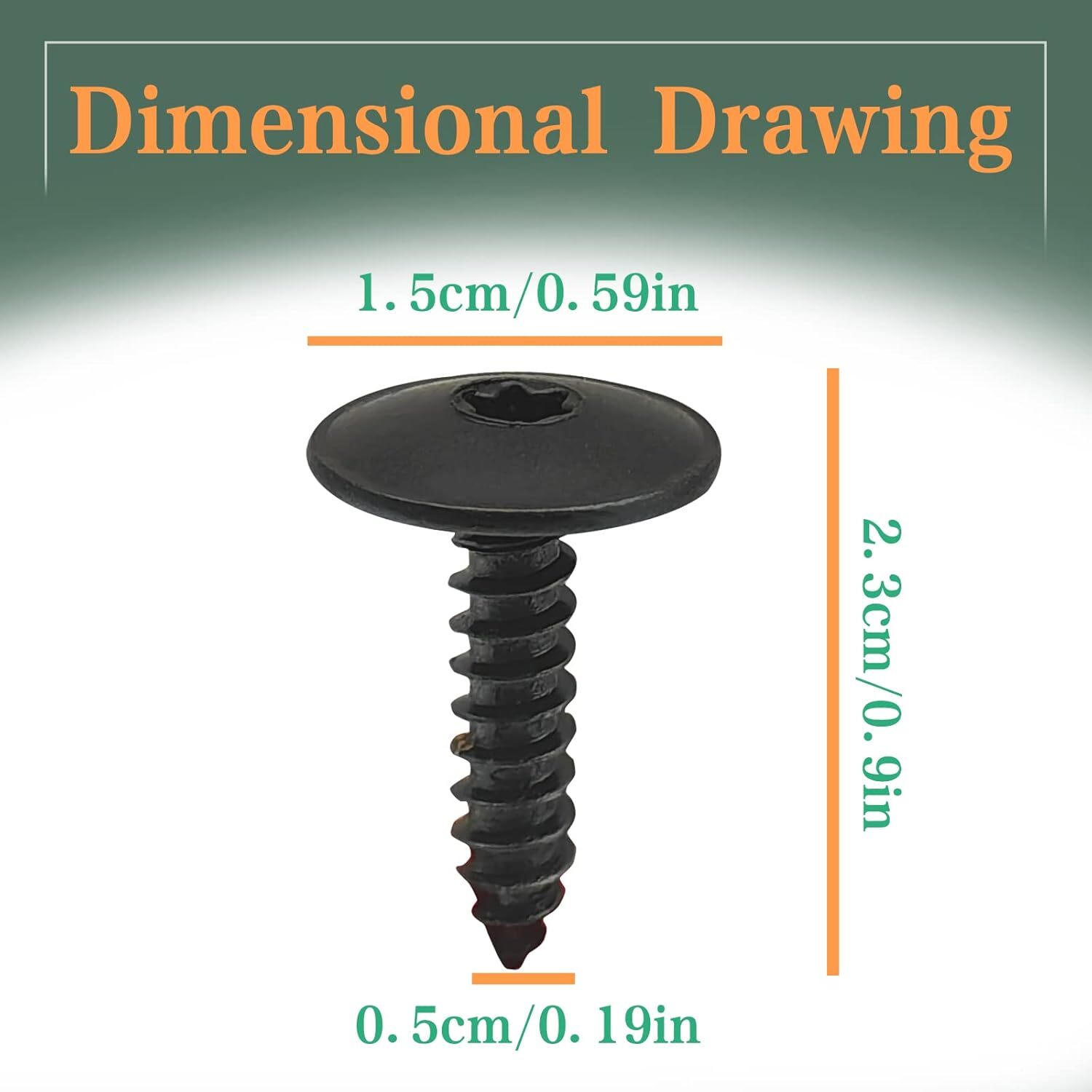 50x Engine Cover Undertray Splashguard Wheel Arch Torx Screw For VW A Udi — image 6