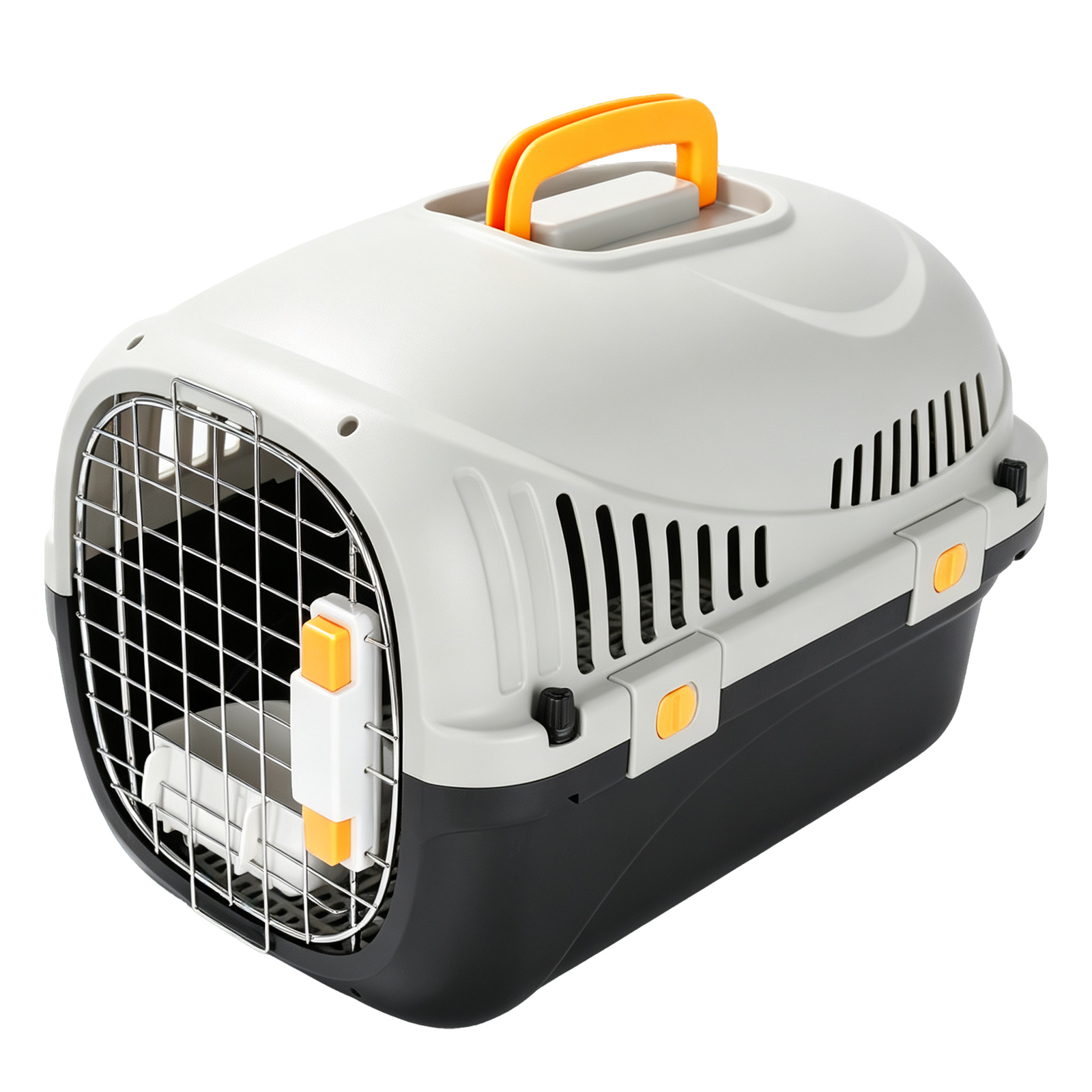 Plastic Cat Carrier Top Load For Small Dogs And Cats 49 X 32 X 32 Cm - Default