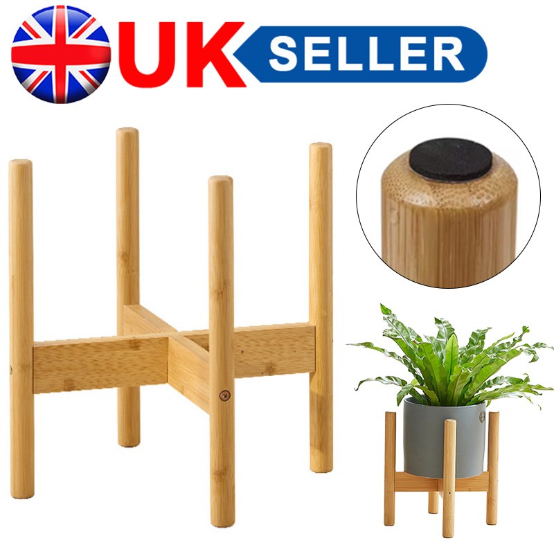 Large 35cm Indoor Plant Pot Stand Brown Tribal Cement 35cm Pot Holder Planter UK