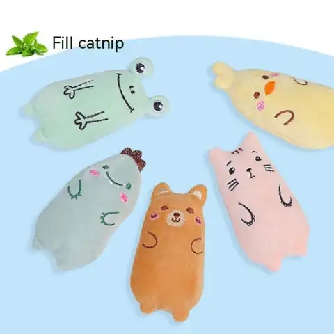 Pet Supplies Cat Oval Plush Toys with Cat Grass