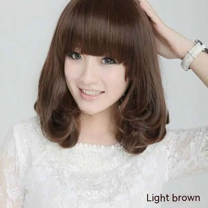 Women's Rinka Haircut Mid-length Straight Hair Long