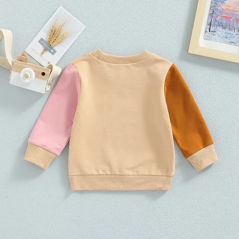 Children's Letter Printing Color Matching Personalized Sweater