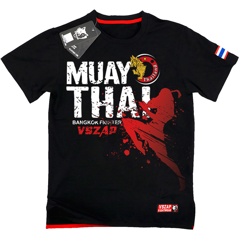 Title 6, T-Shirt Muay Thai Uomo Manica Corta per Fitness...