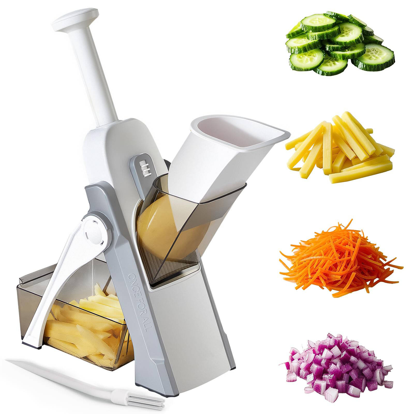 Experience Ultimate Safety And Versatility In The Kitchen With Our Mandoline Vegetable Slicer, Multifunctional Veg Chopper, Precise Mandolin, Efficient Chip Cutter, Innovative Smart Kitchen Gadgets, A