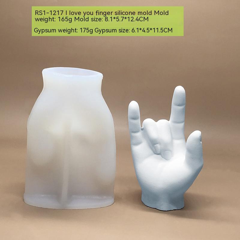 Candle Mould Diy Aromatherapy Gypsum Epoxy Decoration Mold - 8