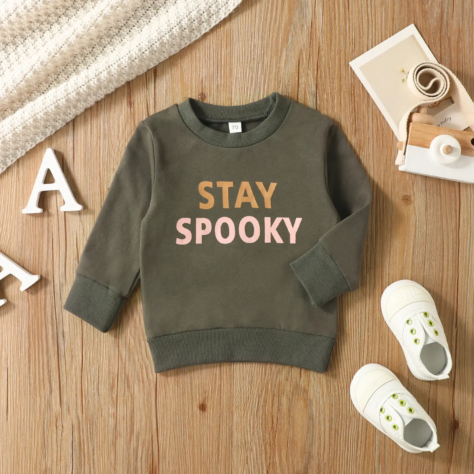 Autumn And Winter New Collar Hem Ribbed Top