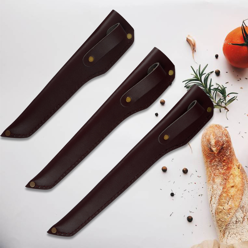 Leather Printing Belt Buckle Outdoor Portable Hanging Waist Scabbard