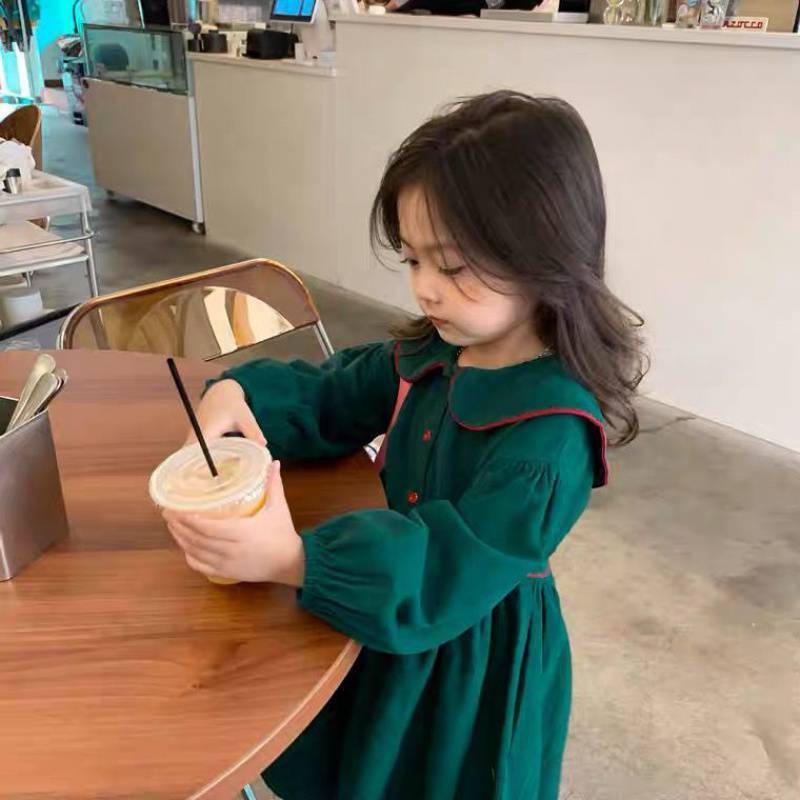 Princess Dress Western Style Children's Autumn Clothes