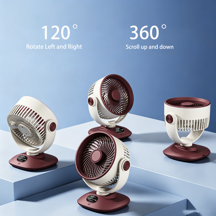 Portable 2400mAh Desktop Fan