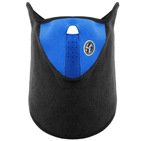 Half Face Mask Breathable Windproof Dustproof Neck Warmer For Bike Motorcycle Racing Black - Shop at LoveMi