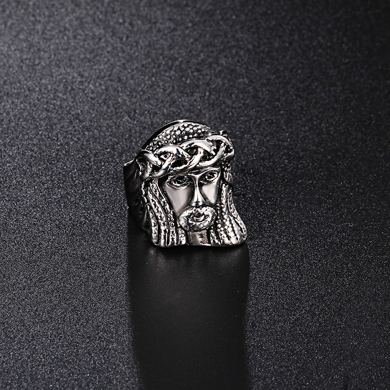 Personality Domineering Fashion Trend Men's Titanium Steel Rings