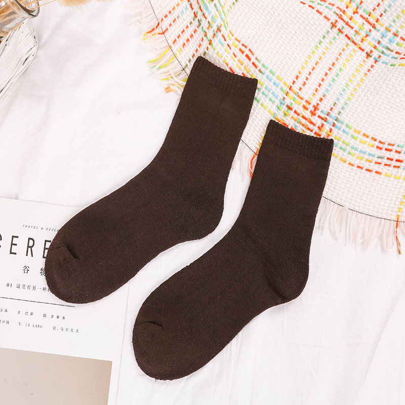 Towel Socks Winter Men's Thickened Plus Velvet Cotton Socks