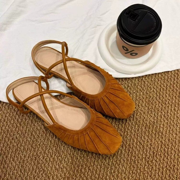 Gathered Slingback Flats, picture 4 of 4