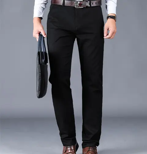 Middle-aged Business Suit Pants for Men