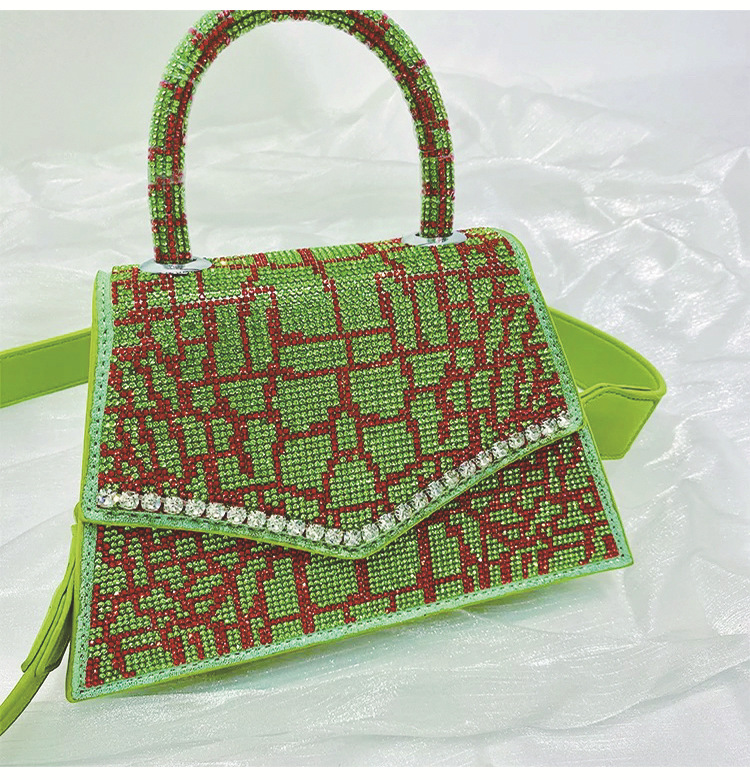 Crocodile pattern grass green