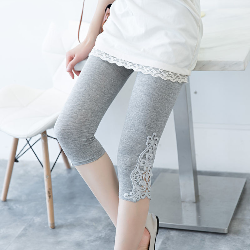Women's Stretch Slim Fit Slim Hollow Lace Leggings