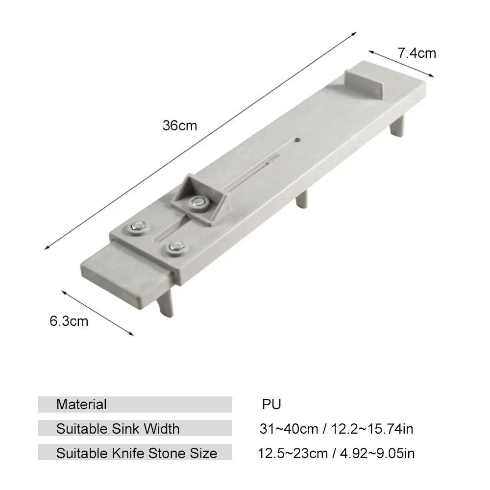 Plastic Whetstone Shelf Thickened PU Non-slip Mat Adjustable Household Sink Available