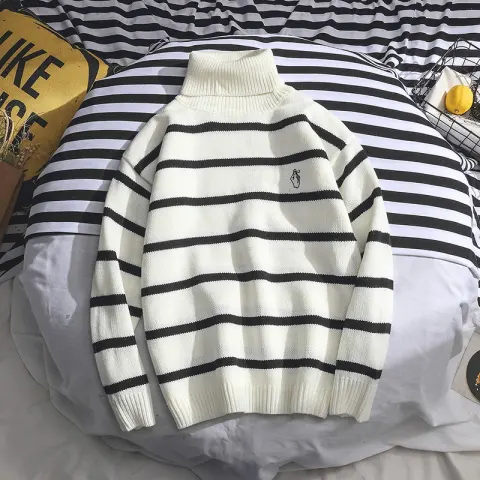 Autumn and Winter Turtleneck Sweaters for Men and Boys