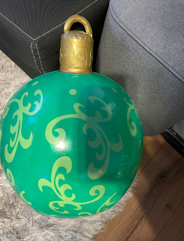 Christmas Ornament Ball Outdoor 60CM Inflatable Decorated Ball XMAS Tree decorat - Picture 15 of 20