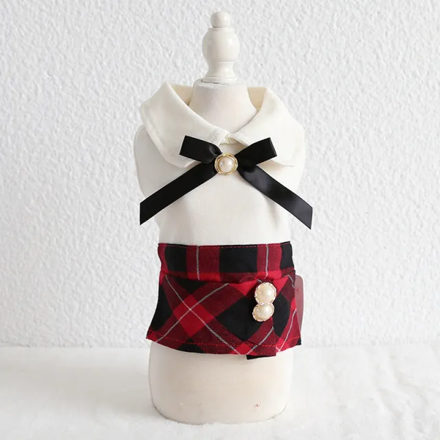 Spring Summer New Products Petstyle Plaid Skirt OL Dress Black - Shop at LoveMi