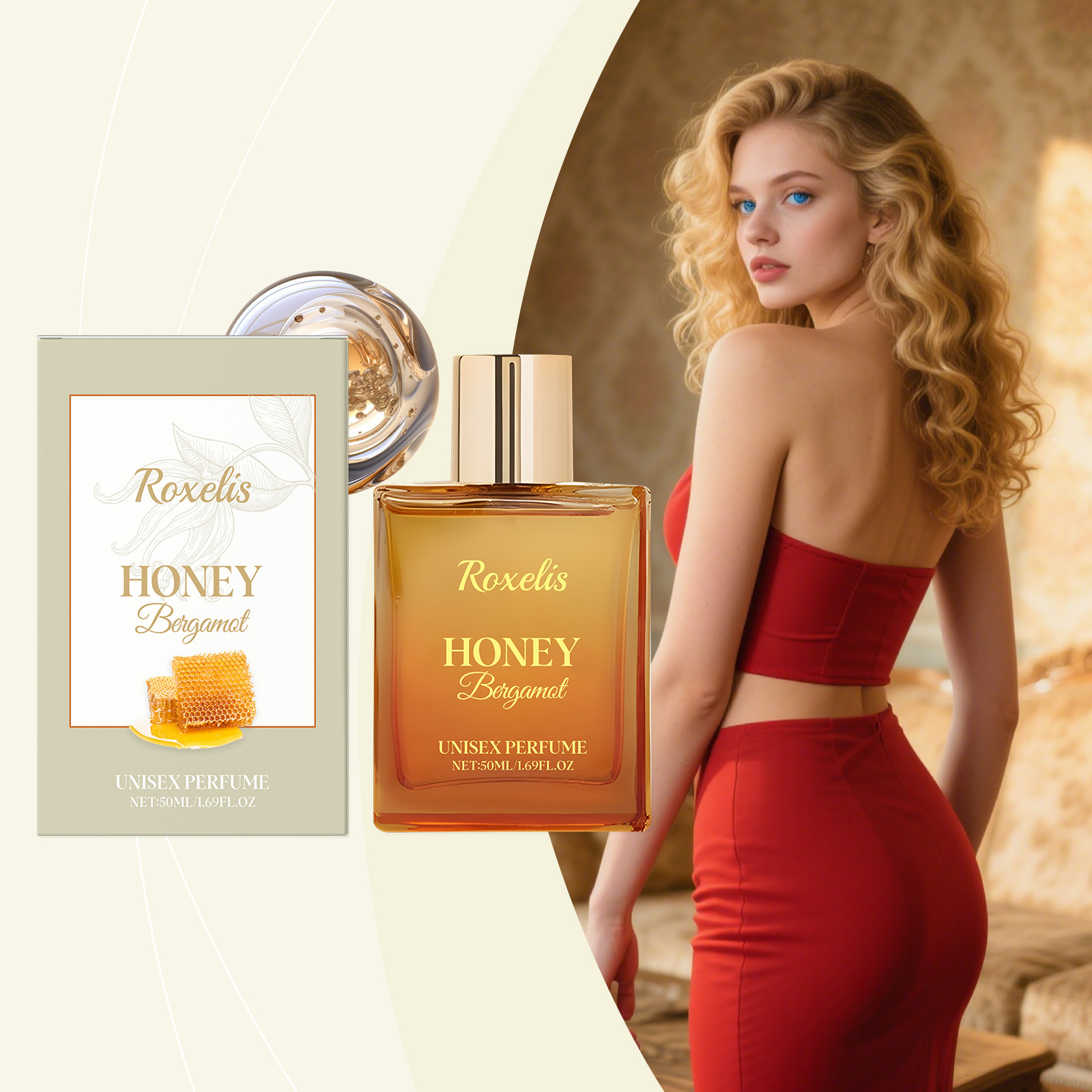 Unisex Honey Bergamot Perfume Long-Lasting Light & Fresh-fragrance Subtle & Elegant Scent For Daily Wear & Special Occasions — foto 2