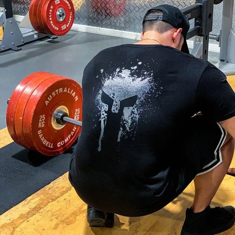 Muscle Fitness Brothers Outdoor Leisure Sports Men's T-shirt Breathable Stretch Men's Short Sleeve Training Top