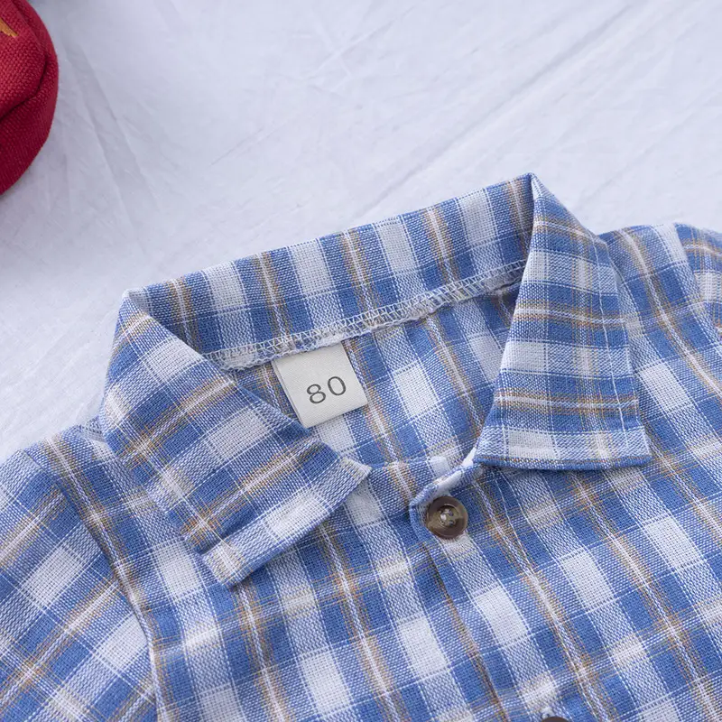 New Summer Boys' Children's Clothing Korean Style Suspender Suit Children's Short Sleeve Two Pieces
