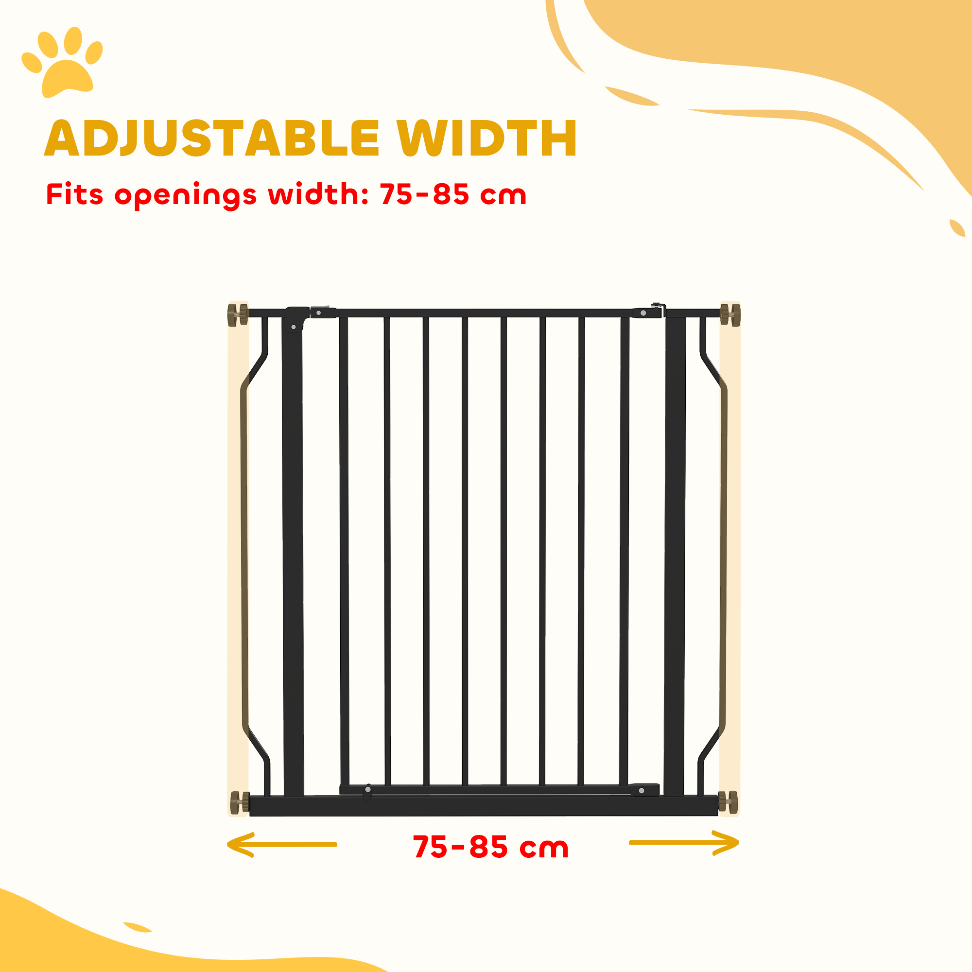 Ultra Wide Pet Safety Door With Pressure Device, Suitable For Doorways — image 4