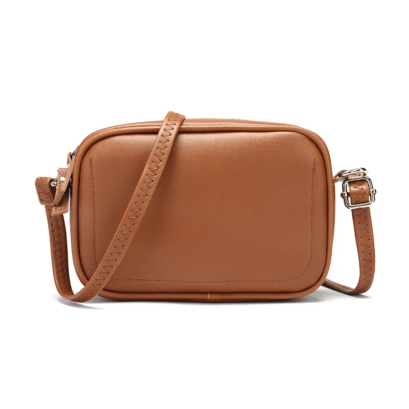 Simple Messenger Bag Shoulder Large Capacity Ladies - Brown
